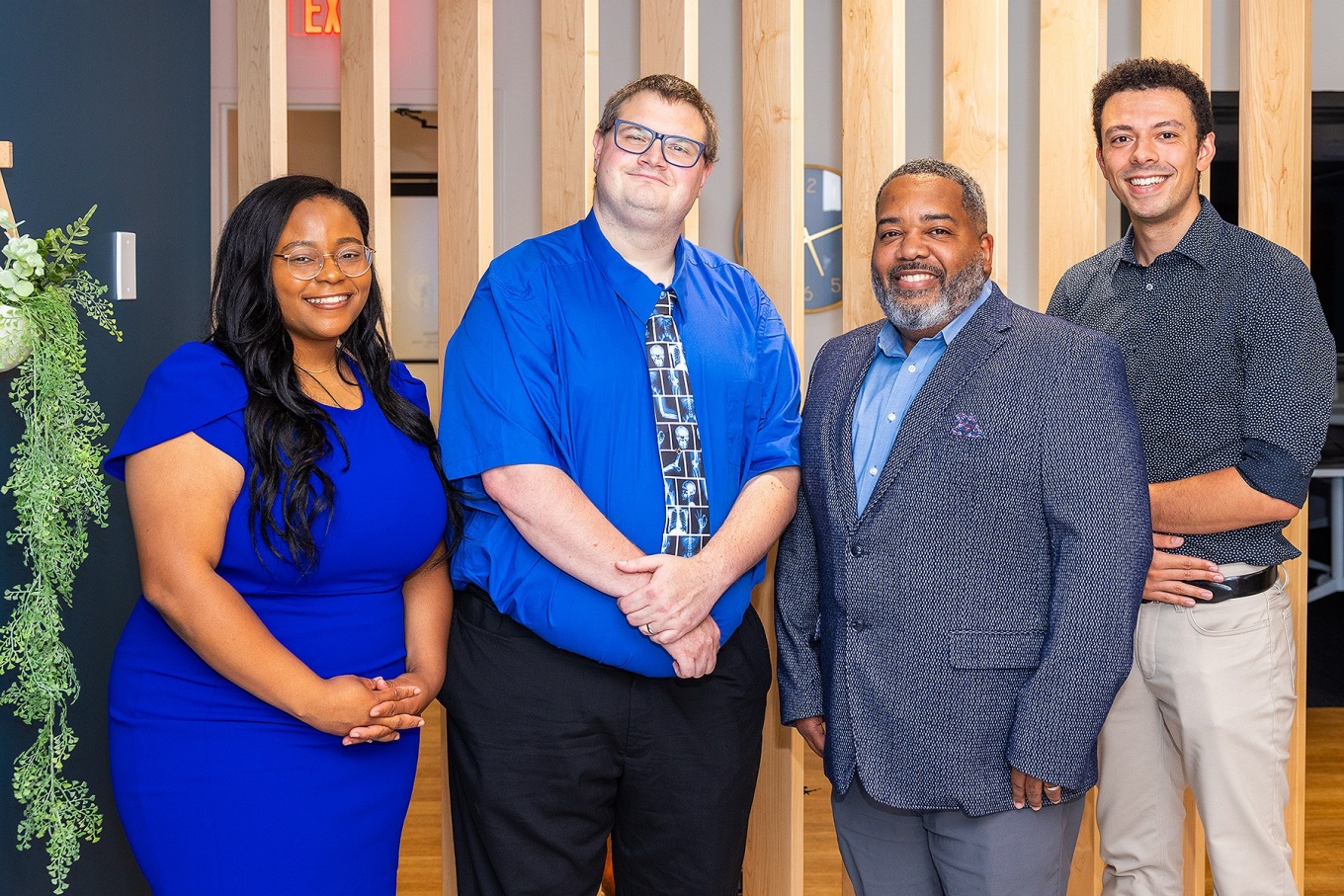 PRODiG fellows from left, Khadejah Ray, Steven Lewis, Quintin Gorman and Fabian Barch. 