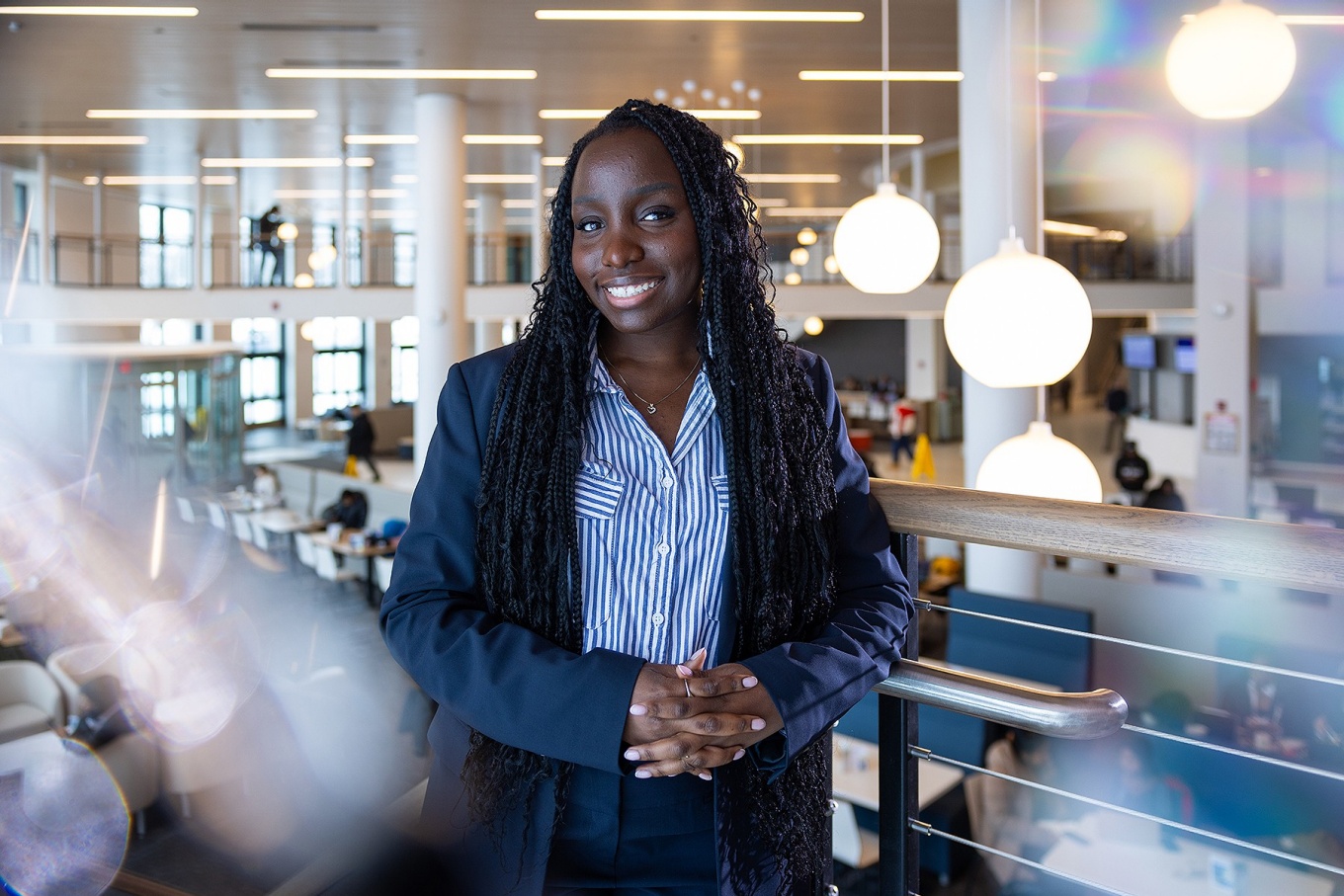 Jane Roz Abbe pictured in the Student Union.