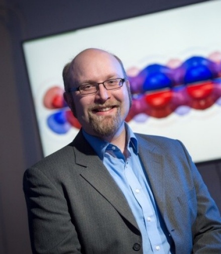 Head shot of Johannes Hachmann, University at Buffalo computational chemistry and materials design expert. 